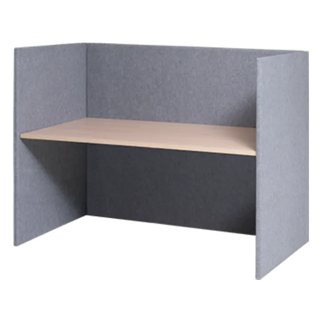 Akoestische werkplek  U-opstelling hoog