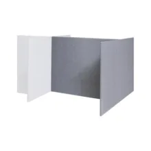 Akoestische scheidingswand  H-opstelling hoog koppelpaneel