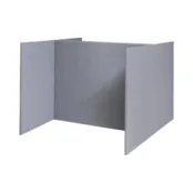 Akoestische scheidingswand  H-opstelling hoog Akoestische scheidingswand  H-opstelling hoog