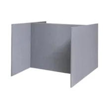 Akoestische scheidingswand  H-opstelling hoog