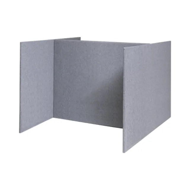 Akoestische scheidingswand  H-opstelling hoog Akoestische scheidingswand  H-opstelling hoog