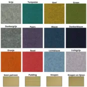 Akoestische scheidingswand  T-opstelling hoog