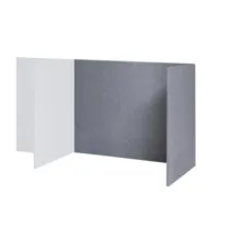 Akoestische scheidingswand  U-opstelling hoog koppelpaneel