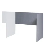 Akoestische scheidingswand  U-opstelling laag koppelpaneel