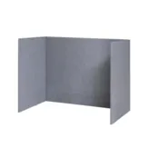 Akoestische scheidingswand  U-opstelling hoog Akoestische scheidingswand  U-opstelling hoog