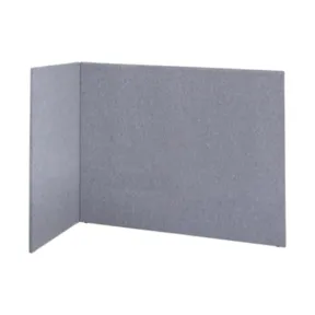 Akoestische scheidingswand L-opstelling