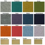 Akoestische scheidingswand staand