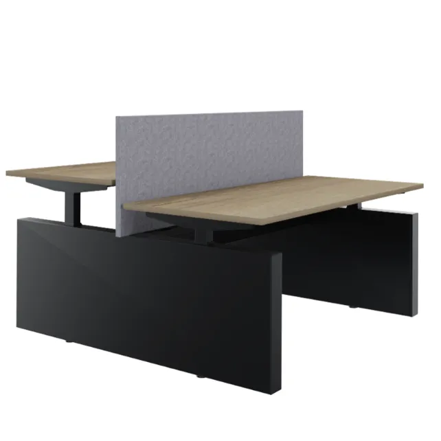 Elektrisch duo zit-sta bureau Ergo met zijwangen