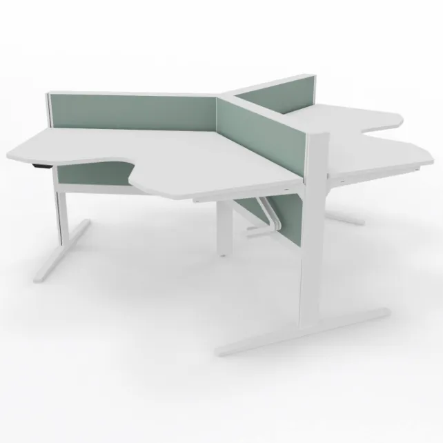 Markant Max T-range wing werkplek