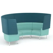 Arcipelago curved sofa met hoge rug