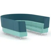 Arcipelago curved sofa met hoge rug