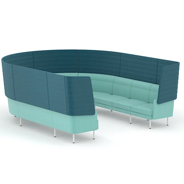 Arcipelago curved sofa met hoge rug