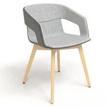 Twist&Sit vergader stoel wood