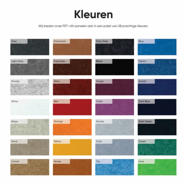 Pet vilt panelen (ongesneden)