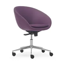 Vergaderstoel Giro met wieltjes