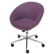 Vergaderstoel Giro met wieltjes Vergaderstoel Giro met wieltjes