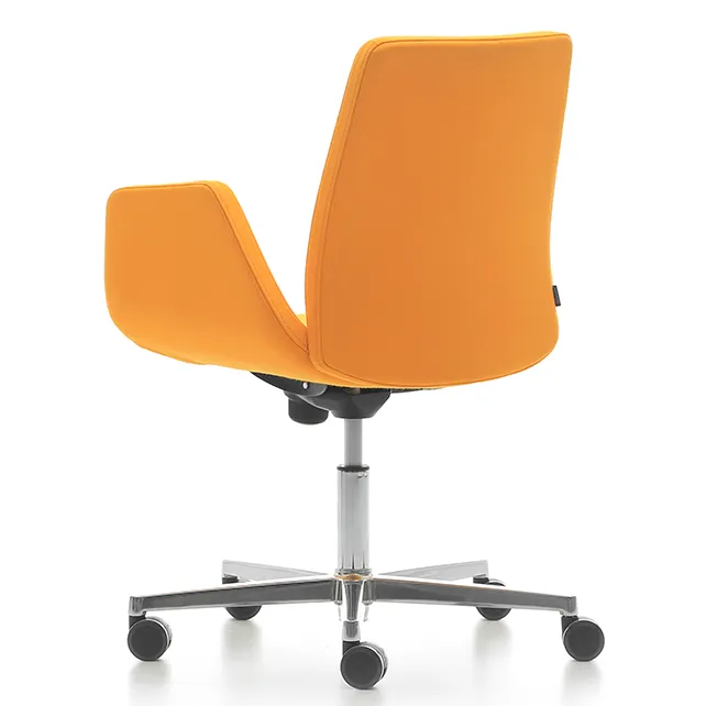 Vergaderstoel Nero met wieltjes