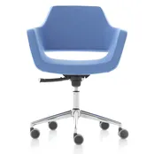 Vergaderstoel Nano met wieltjes