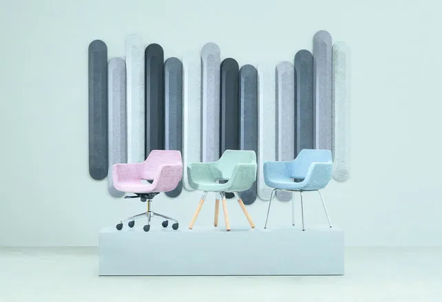 Vergaderstoel Nano met wieltjes