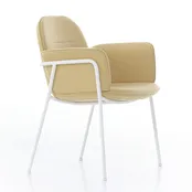 Vergaderstoel Reptile mini met dichte armleuningen