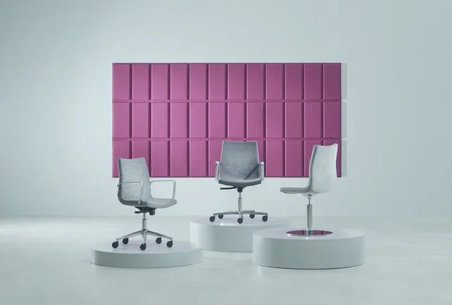 Vergaderstoel sumo met wielen zonder armleuning