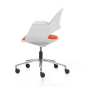 Vergaderstoel Alava met wieltjes