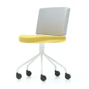 Vergaderstoel Kurvi met wieltjes