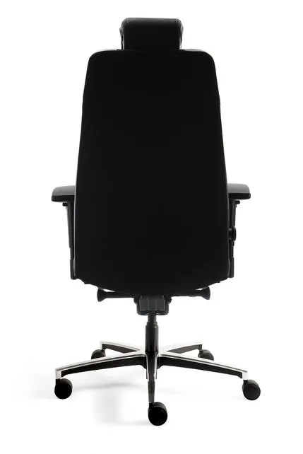 24 uurs bureaustoel half leder