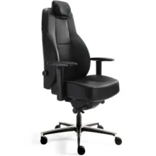 24 uurs bureaustoel leder