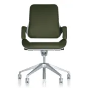 Silver bureaudraaistoel medium hoge rug