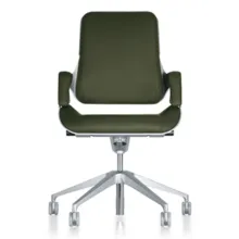 Silver bureaudraaistoel medium hoge rug