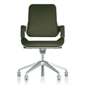 Silver bureaudraaistoel medium hoge rug