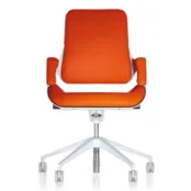 Silver bureaudraaistoel medium hoge rug