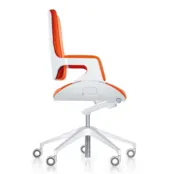 Silver bureaudraaistoel medium hoge rug