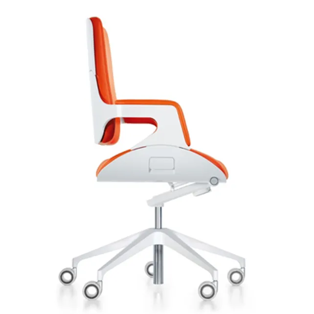 Silver bureaudraaistoel medium hoge rug