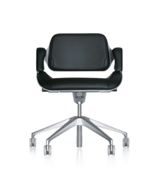 Silver bureaudraaistoel lage rug