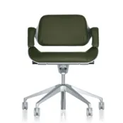 Silver bureaudraaistoel lage rug