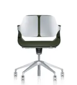 Silver bureaudraaistoel lage rug