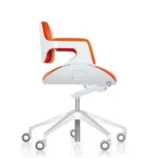 Silver bureaudraaistoel lage rug