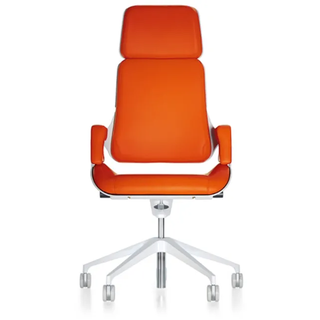 Silver bureaudraaistoel hoge rug