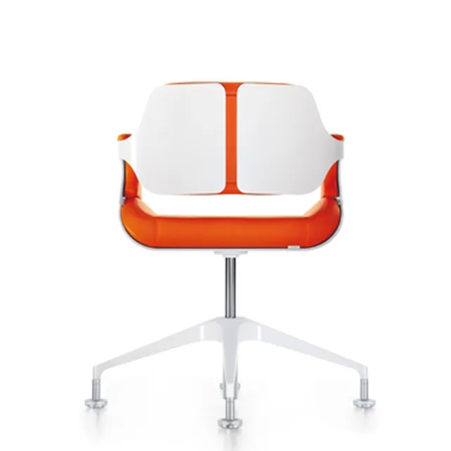 Silverconferentiestoel lage rug