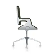 Silver bureaudraaistoel medium hoge rug