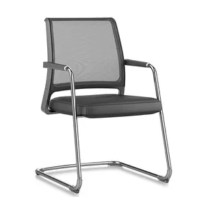 VINTAGEis5 vergaderstoel netweave met gestoffeerde zitting