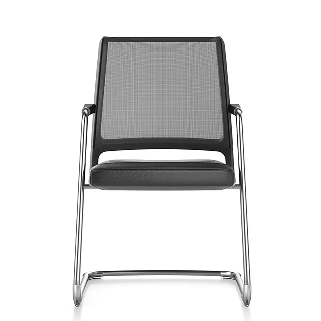 VINTAGEis5 vergaderstoel netweave met gestoffeerde zitting