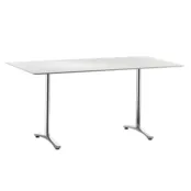 Wilkhahn Occo Aline rechthoekige tafel aluminium