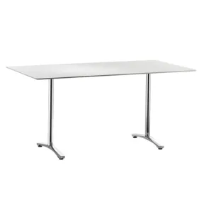 Wilkhahn Occo Aline rechthoekige tafel aluminium