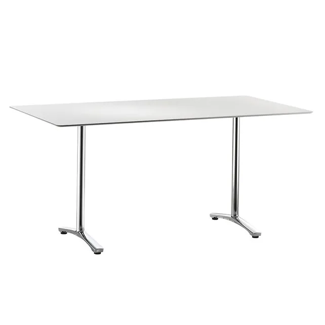 Wilkhahn Occo Aline rechthoekige tafel aluminium