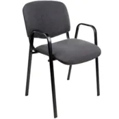 Vergaderstoel Bruno met armleggers