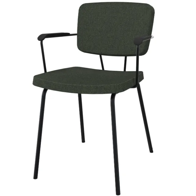 Kantinestoel Dazio met armleggers