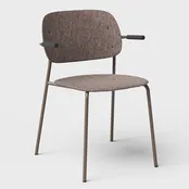 Hale vergaderstoel met armleuningen